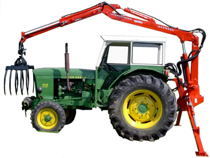 grúa agrícola para tractor